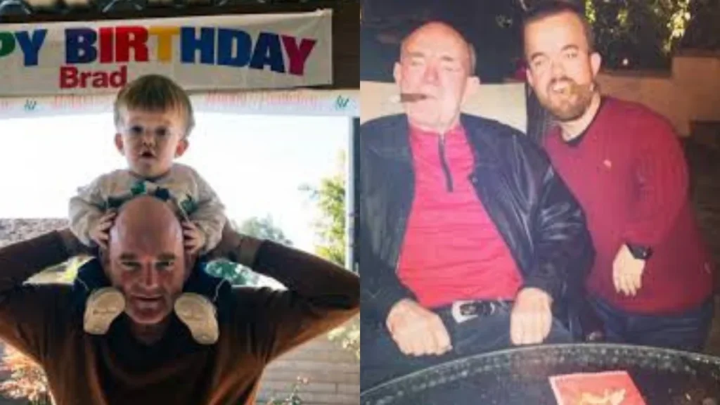 Brad Williams in his early years before starting comedy career