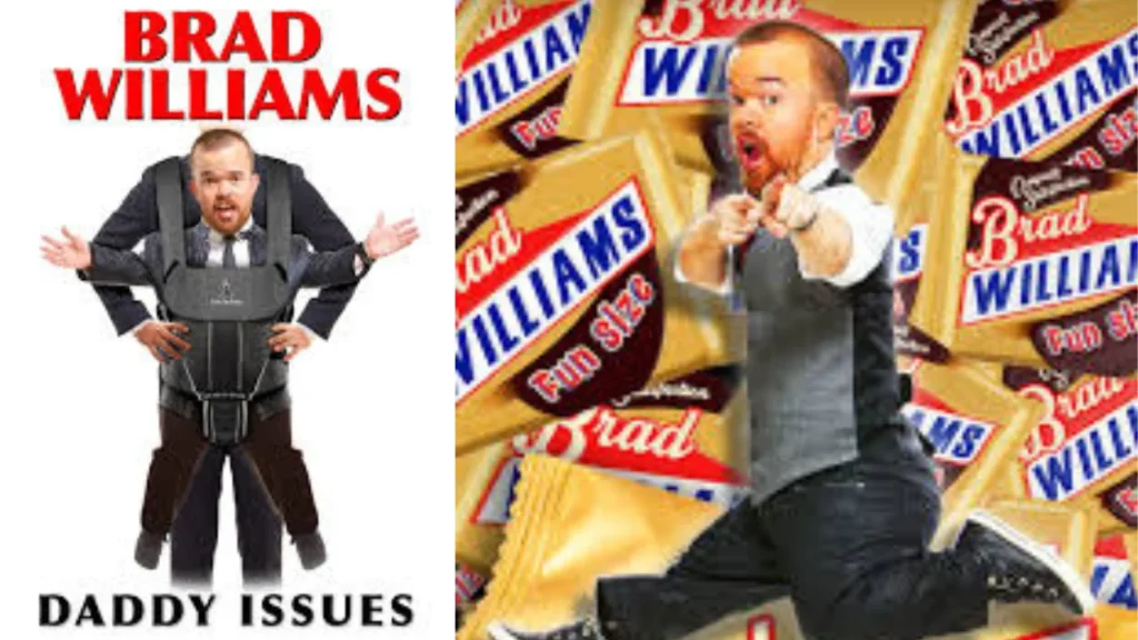 Brad Williams appearing on television comedy shows