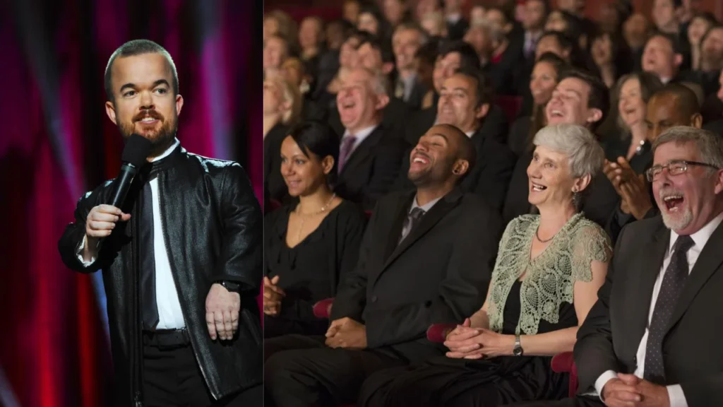 Audience reacting to Brad Williams stand-up performance