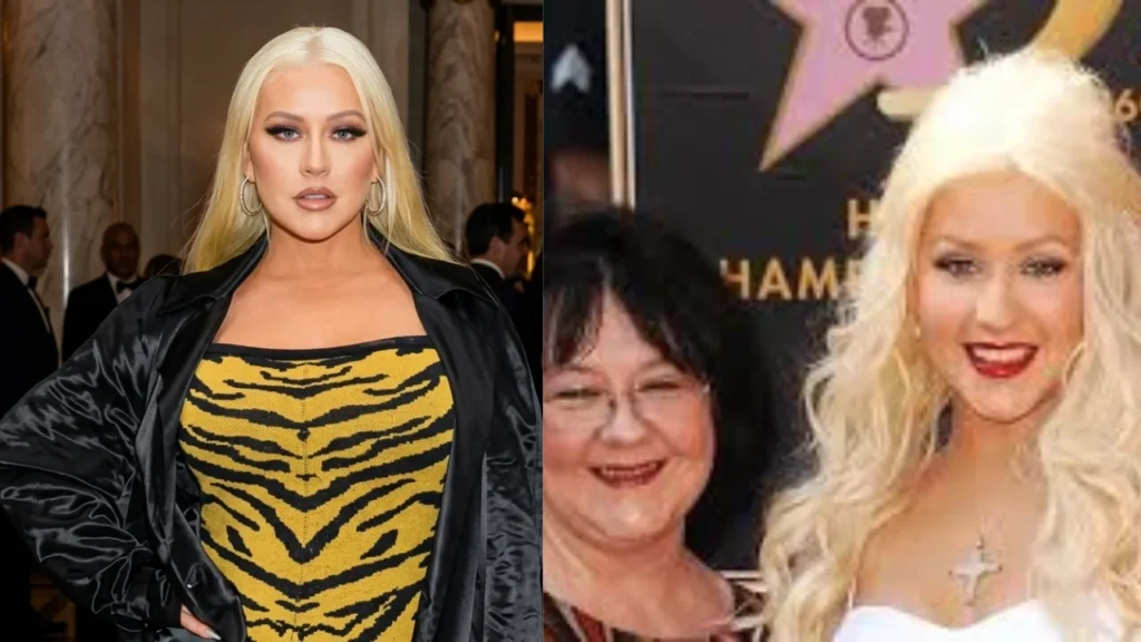 Shelly Loraine Kearns and her daughter Christina Aguilera Picture