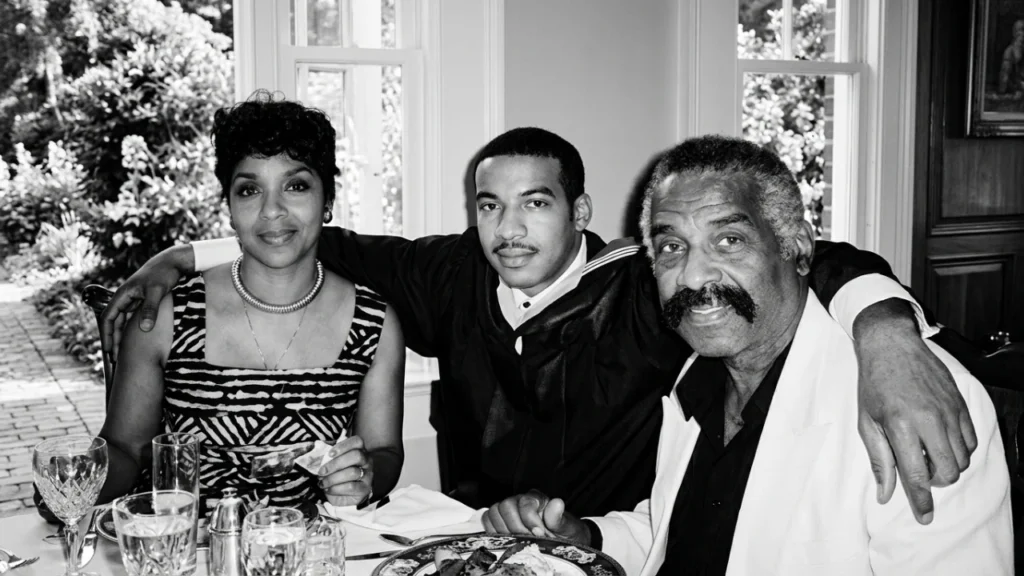 William Lancelot Bowles III early life picture with his parents