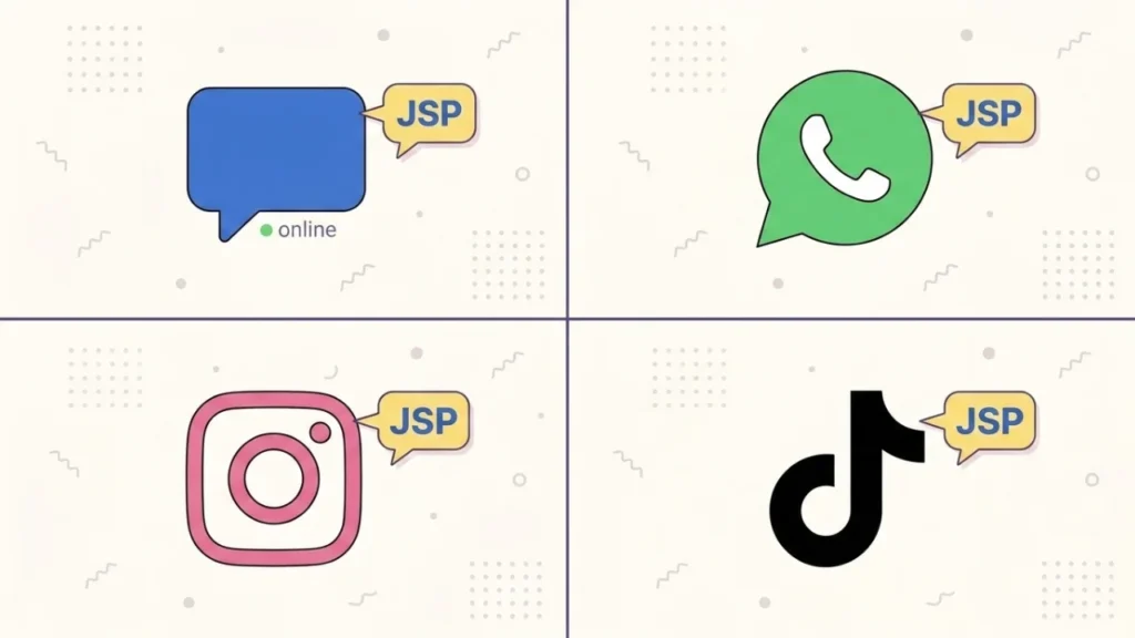 JSP slang used across WhatsApp, Instagram, TikTok, and text messaging